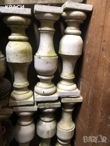 Балюстрада от бял мрамор, снимка 1