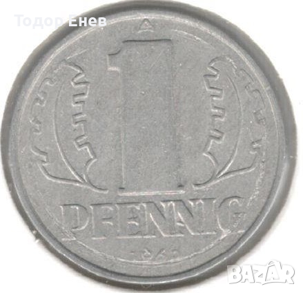 Germany D.R.-1 Pfennig-1960 A-KM# 8, снимка 1