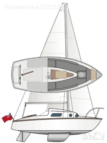 Ветроходна Яхта, снимка 1