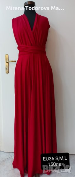 Рокля EU36 става за S,M,L-150лв., снимка 1