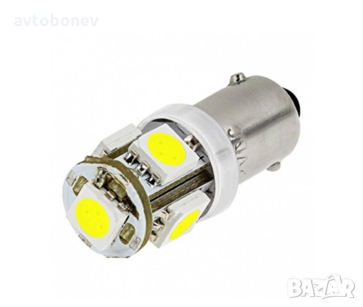 LED крушки-габаритни(T4W) 12V-2бр.к-т, снимка 1
