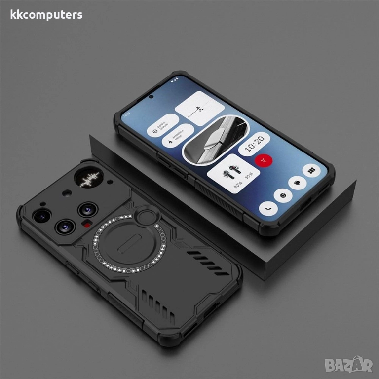 Butterfly Armor Магнитен калъф за Nothing Phone (3) 5G- PC + TPU, MagSafe, Охлаждащ дизайн, Вкл. Про, снимка 1