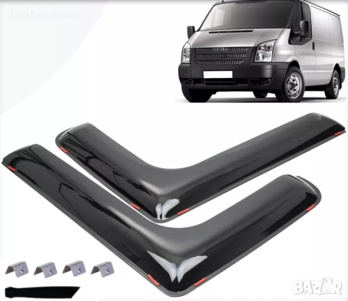 Комплект от 2 броя ветробрани за FORD TRANSIT 2006-2013, снимка 1