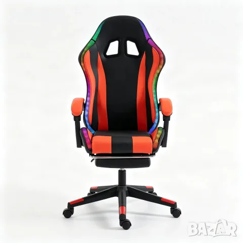 RGB геймърски стол, снимка 3 - Столове - 56483428