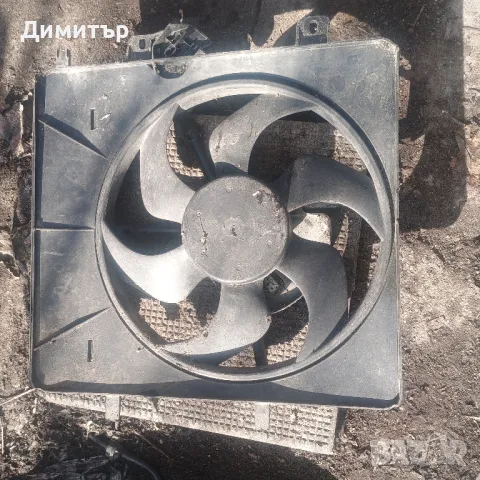 Вентилатор Воден Радиатор + Дифузьор За Ситроен Ц3 1.4И 2005г / Citroen C3 1.4I 2005y, снимка 2 - Части - 48975572