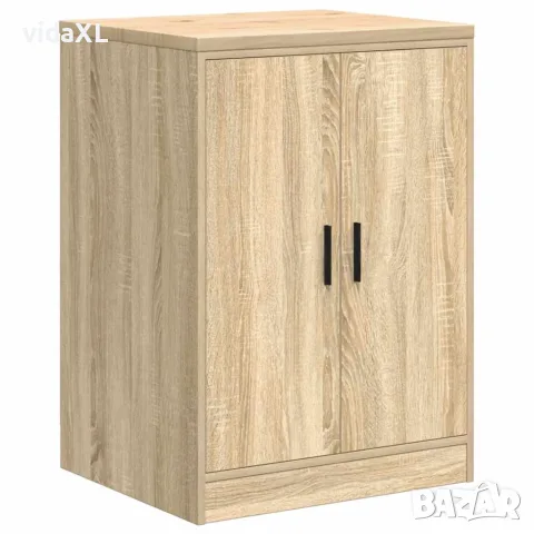 vidaXL Гаражен шкаф за съхранение, дъб сонома, 60x51x85 см, бор масив（SKU: 860573）