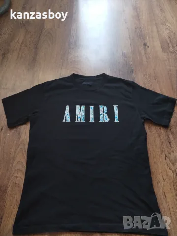 amiri paisley t shirt - страхотна мъжка тениска XL ОТЛИЧНА, снимка 10 - Тениски - 55805995