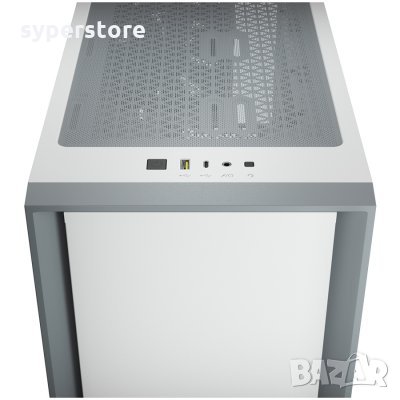 Геймърска Кутия за компютър Corsair 4000D CC-9011199-WW, White Middle Tower, снимка 2 - Захранвания и кутии - 31133848