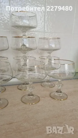 Стъклени чаши 10 броя, снимка 2 - Чаши - 50031128