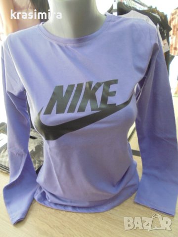 нови блузки на ''Nike'' в лилаво-S,М,Л,ХЛ,2ХЛ, снимка 1 - Спортни екипи - 38272112