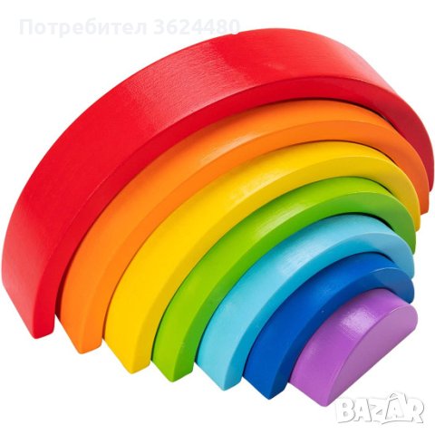 Монтесори дъга от 7 части, снимка 2 - Други - 40325672