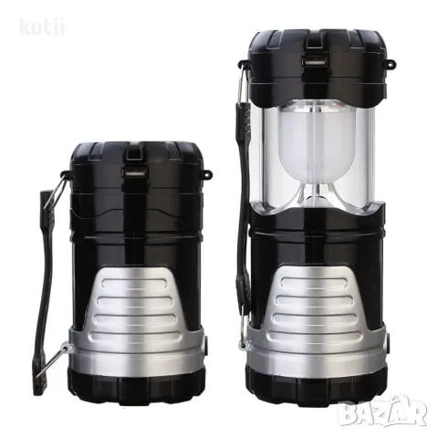 ⭐ СУПЕР ОФЕРТА ⭐🤩 ✳️ ОГРАНИЧЕНИ КОЛИЧЕСТВА!✅ ✅ФЕНЕР ЗА ИЗЛЕТИ С ДИОД И СОЛАРНО ЗАРЕЖДАНЕ 🔥ПРОМО ЦЕ, снимка 1