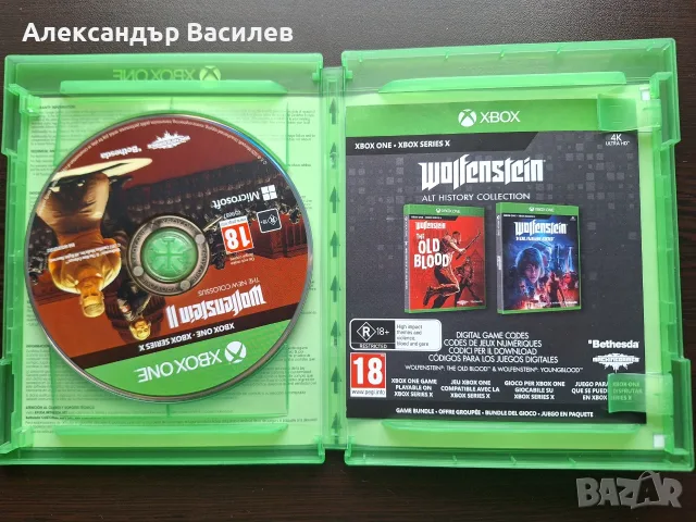 Wolfenstein Alt History Collection (Xbox One, Xbox X) 2 игри в отлично състояние, снимка 3 - Игри за Xbox - 56297635