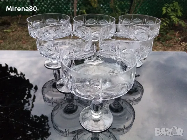 * Моника ромб * - кристален сервиз за шампанско