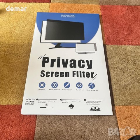 IPROKKO 2 бр. 21,5-инчов екранен филтър за поверителност, 16:9 монитор, снимка 8 - Други - 44402932