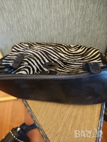 Vera pele чанта с естествена кожа от зебра, снимка 7 - Чанти - 50304071