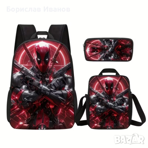 Раница Marvel Deadpool, снимка 2 - Раници - 52469283