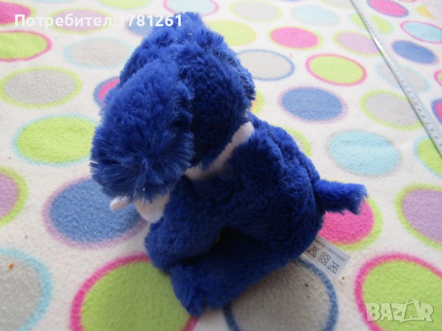 Плюшена играчка кученце синьо, снимка 2 - Плюшени играчки - 44356669
