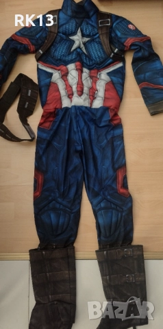 Карнавален костюм на капитан Америка , снимка 5 - Други - 52838445