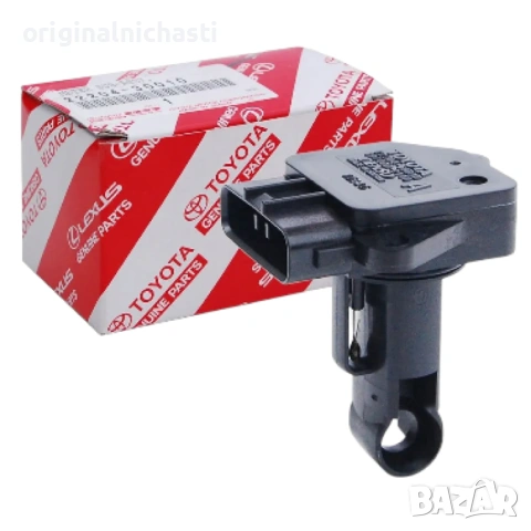 Дебитомер MAF сензор ТОЙОТА ЛАНД КРУЗЕР ПРАДО РАВ 4 ХАЙЛУКС АВЕНСИС 2220430010 22204-30010 OEM