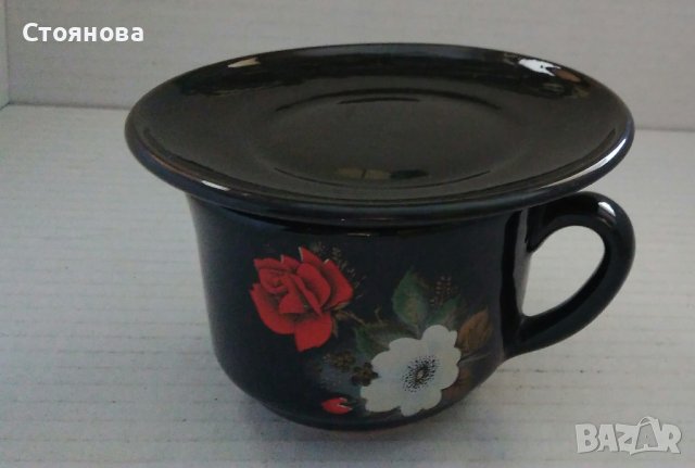 Сервиз за кафе/чай -гланцирана рисувана керамика, снимка 6 - Сервизи - 36839599