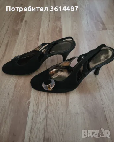 Обувки естествен велур, снимка 2 - Сандали - 48489451