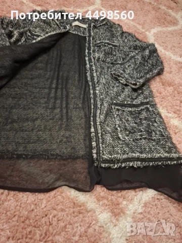 ZARA Пухена Жилетка, снимка 4 - Жилетки - 51157282