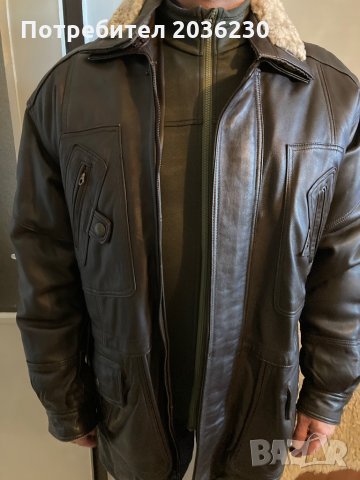 Кожена шуба, снимка 5 - Якета - 35603172