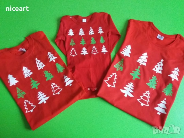 Детски и семейни коледни тениски , снимка 6 - Тениски - 52485702