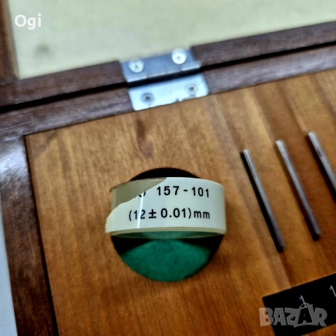 Плоскопаралелни краещни мерки MITUTOYO , снимка 8 - Шублери - 53330737