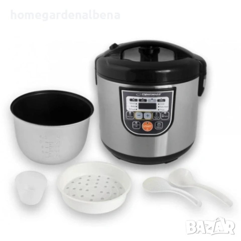 Мултикукър Esperanza 860W, 5 литра, 11 Програми, 24м. Гаранция, снимка 6 - Мултикукъри - 54181791
