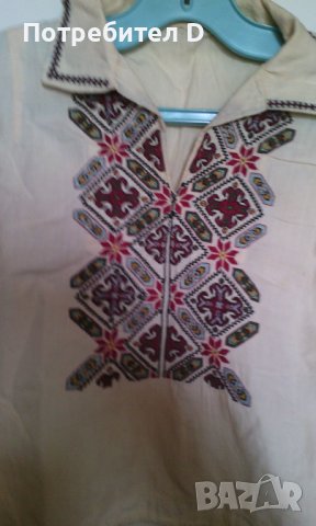 Автентична блуза от народна носия от преди 110 години. Ръчно везана., снимка 3 - Антикварни и старинни предмети - 37837875