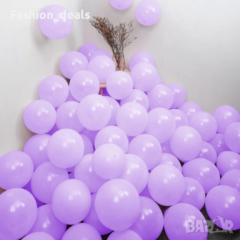 Нов Комплект декорация / украса за рожден ден Парти Балони 100 броя, снимка 4 - Други - 36708807