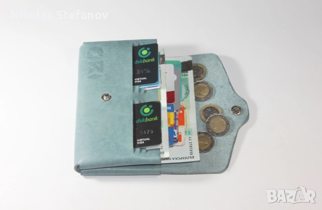 Дизайнерски оригами портфейл, снимка 4 - Портфейли, портмонета - 52552342