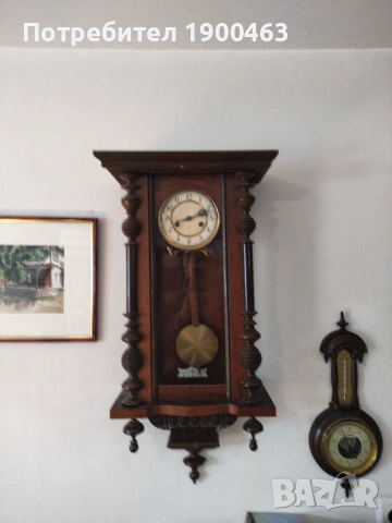 Hamburg American Clok.Гермснски стенен часовник., снимка 5 - Стенни часовници - 53886917