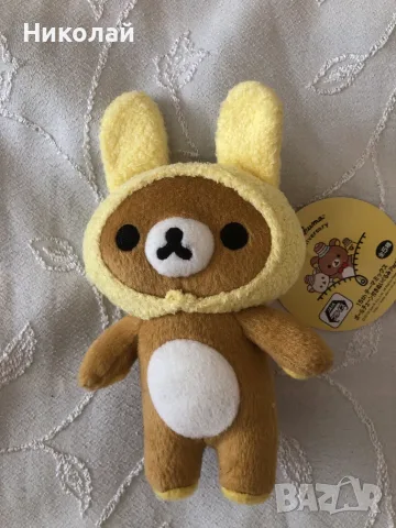 Колекционерски японски плюшен талисман Rilakkuma (San-X) –  Рилакума лимитирана серия, нов с етикет, снимка 3 - Колекции - 56153771