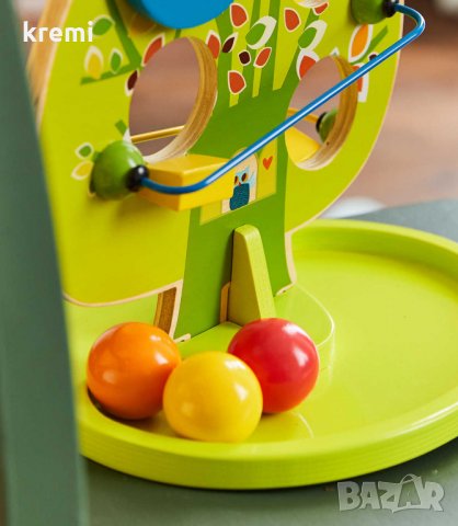 НОВА! Дървена писта с 3 топки Ролбан, снимка 2 - Игри и пъзели - 29662382