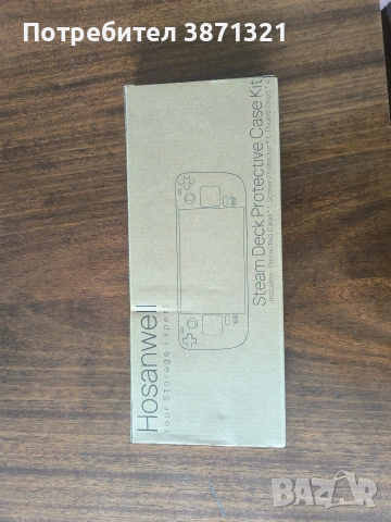 Силиконов калъф и стъклен протектор за Steam deck