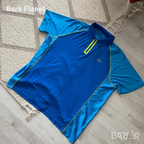 Оригинална поло тениска Lacoste Sport, снимка 2 - Тениски - 53944383