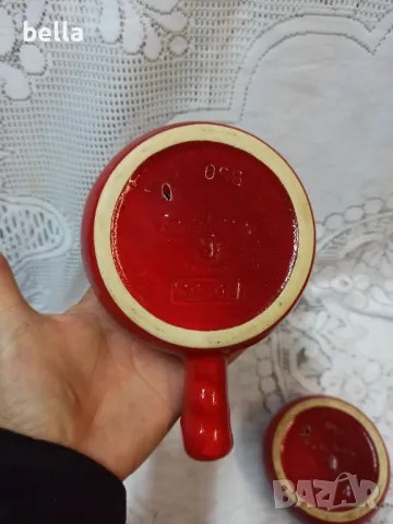 Автентични френски ретро глазирани керамични съдове за сервиране на охлюви, снимка 5 - Други - 47954812