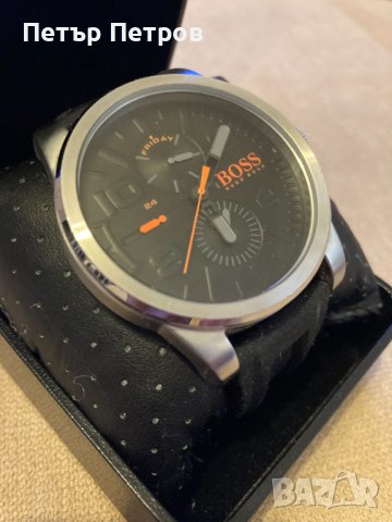 BOSS HB.298.1.14.2960 Water Resistant 5 ATM 50meters БЕЗУПРЕЧНО ТОП СЪСТОЯНИЕ!, снимка 5 - Мъжки - 40647176