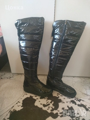 Зимни апрески, високи ботуши , снимка 4 - Дамски ботуши - 53036343