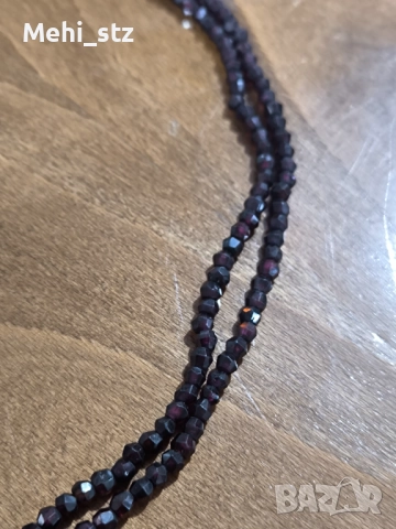 Сребърно антикварно колие с натурални гранати., снимка 4 - Антикварни и старинни предмети - 52988144