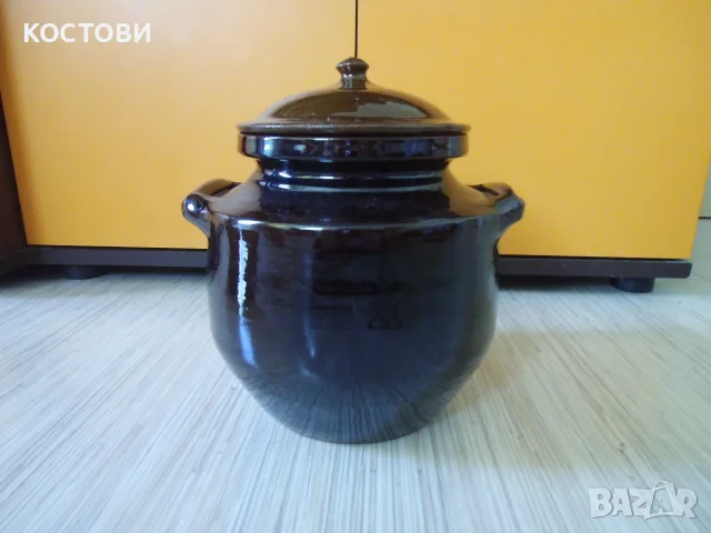 Керамично гърне + 2 гювечета , снимка 2 - Съдове за готвене - 56413618