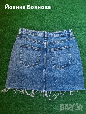 Дънкова пола Bershka , снимка 3 - Поли - 50833708