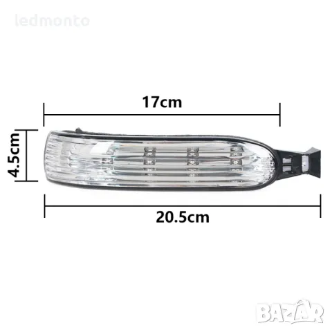 Мерцедес W163 ML 2002-2005 лед мигачи мл W163- Мигачи за Огледало с LED Лампи, снимка 6 - Части - 48981828