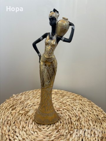 Статуетка Африканска жена, снимка 9 - Статуетки - 44433850
