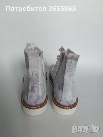 Боти с флорален мотив р.39, снимка 7 - Дамски боти - 44261014