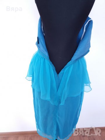 Маркова Рокля с корсаж и воали! C& A - CANDA, UK!, снимка 10 - Рокли - 37810172