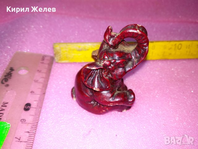 СИМПАТИЧНО СЛОНЧЕ ФИГУРКА от ПОЛИМЕРНА ГЛИНА РЪЧНА ИЗРАБОТКА За ЩАСТИЕ КЪСМЕТ ДЕКОРАЦИЯ 42820, снимка 2 - Статуетки - 44150978